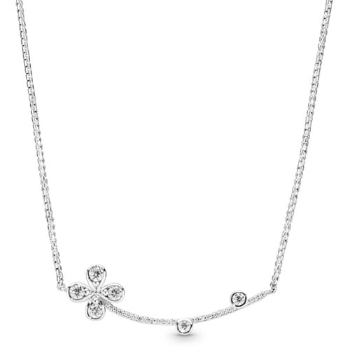 Four Petal Flower Necklace