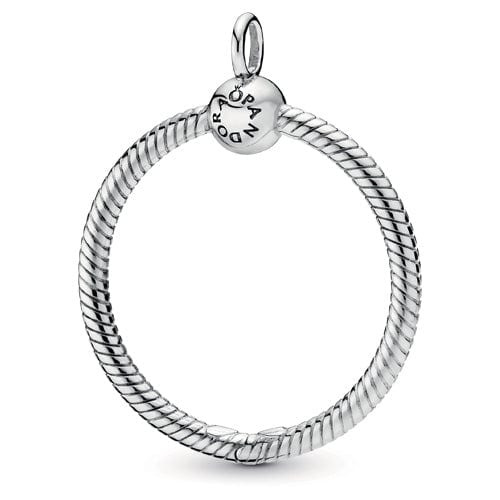 Silver Medium O Charm Carrier