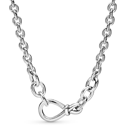 Chunky Infinity Knot Chain Necklace