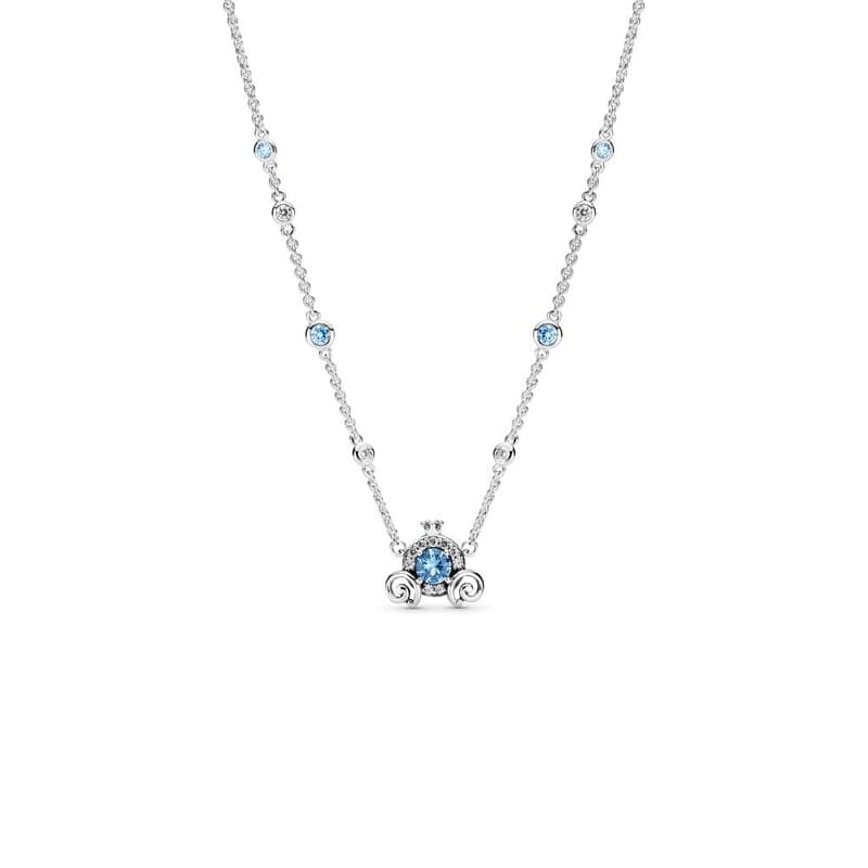 Pandora Cinderella Pumpkin Carriage Necklace 399198C01 399198 — Foto 1 von 1