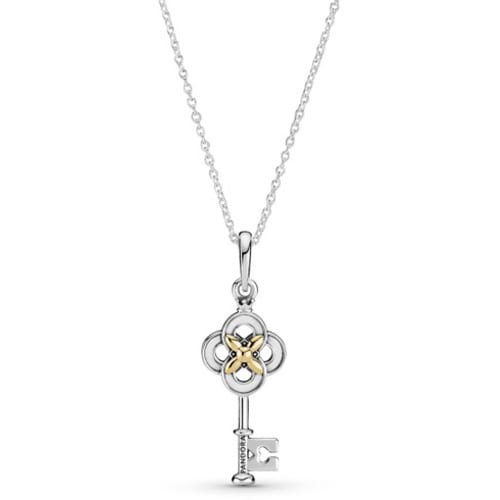 Key Flower Necklace