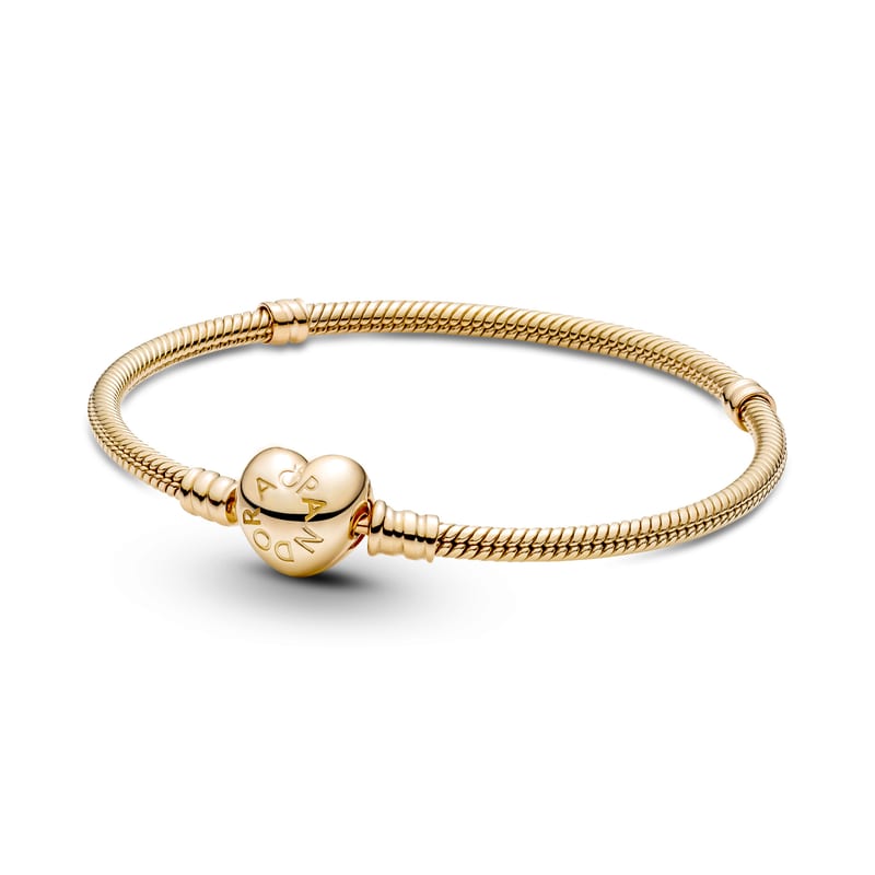 Moments Heart Clasp Snake Chain Bracelet