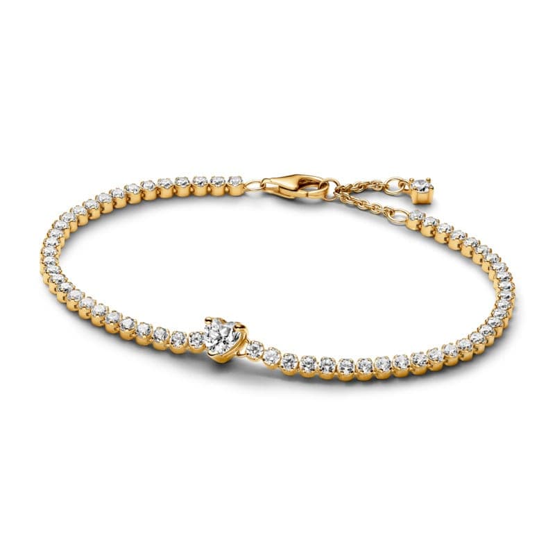 Pandora Sparkling Heart Tennis Bracelet 560041C01 560041 — Foto 1 von 1