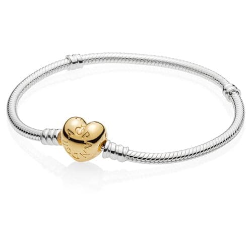 Pandora Sterling Bracelet with Pandora Shine ™ Heart Clasp 560719 — photo 1 of 1