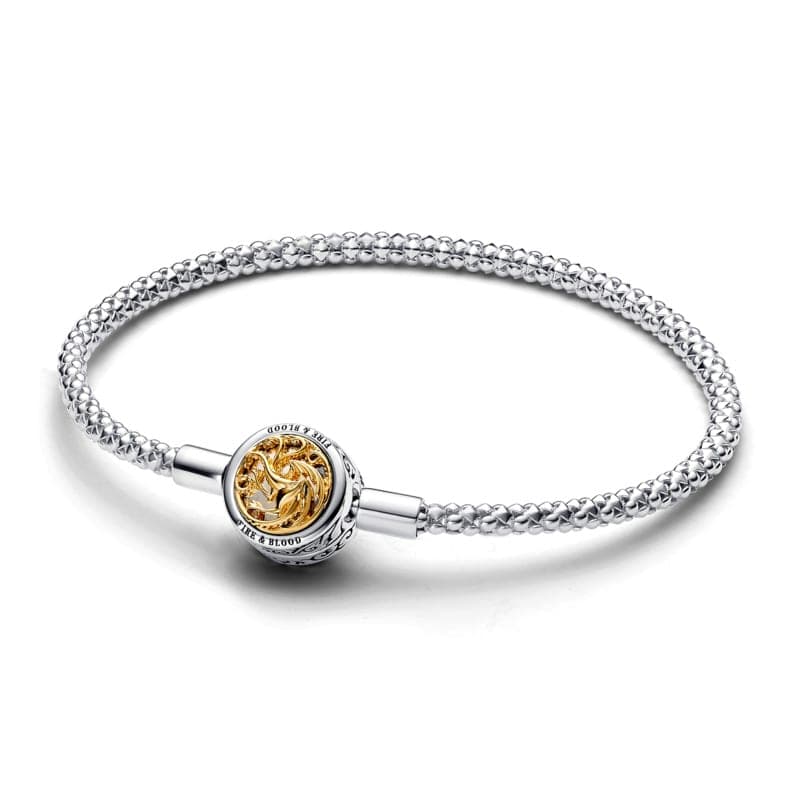 Pandora Game of Thrones House Sigil Clasp Pandora Moments Studded Chain Bracelet 562964C00 562964 — Foto 1 von 1