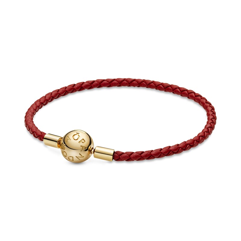 Red Single Leather Bracelet
