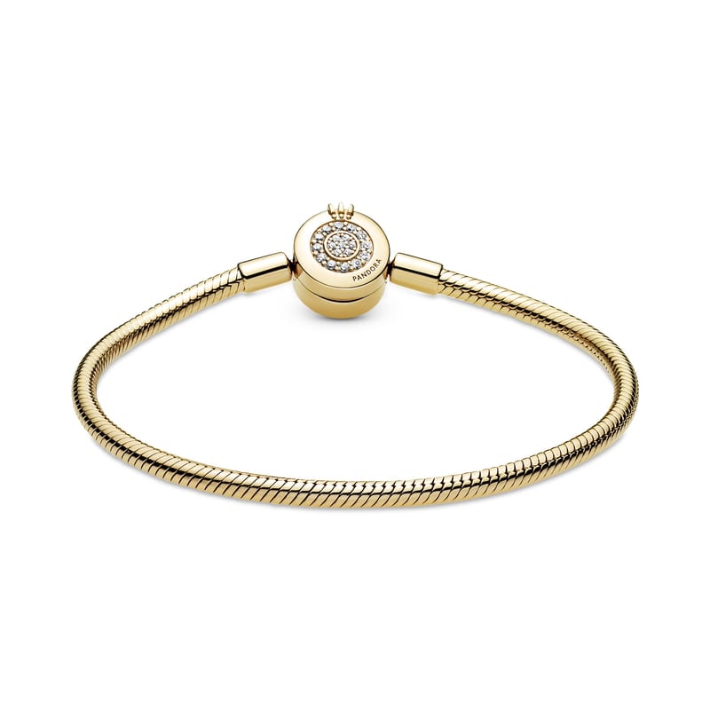Shine Moments Sparkling Crown O Snake Chain Bracelet