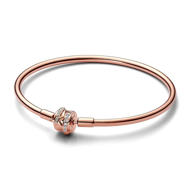 Pandora Rose Sparkling Shooting Star Clasp Bangle 582734C01 582734 — photo 1 of 1