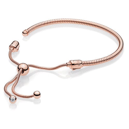 Pandora Rose Gold Sliding Bolo Bracelet