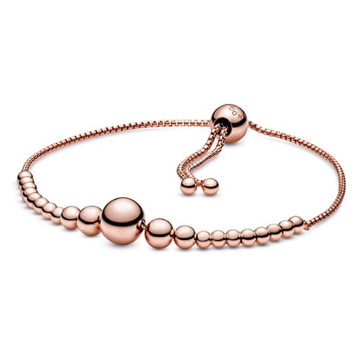 String of Beads Slider Bracelet