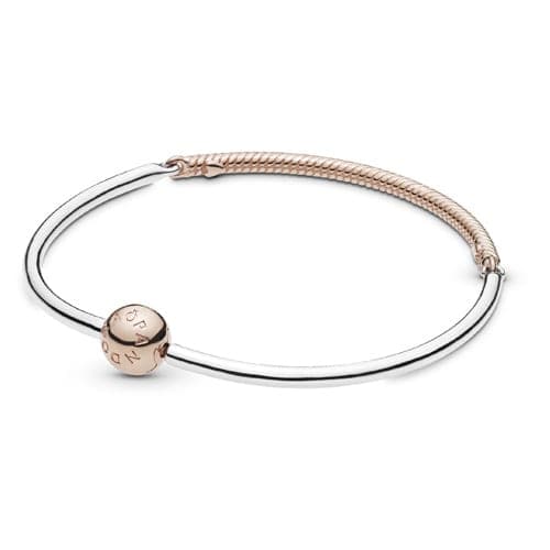 Pandora Moments Three-Link Pandora Rose Bangle Bracelet 588143 — Foto 1 von 1
