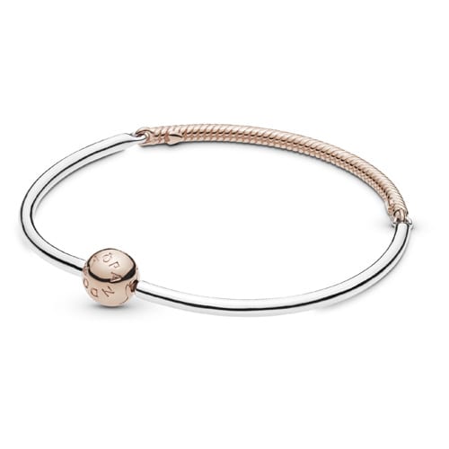Moments Three-Link Pandora Rose Bangle Bracelet