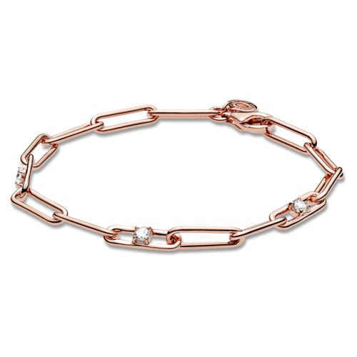 Link Chain & Stones Bracelet