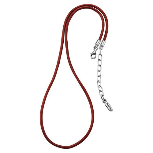Red Leather Necklace