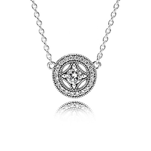 Vintage Allure Necklace with Chain
