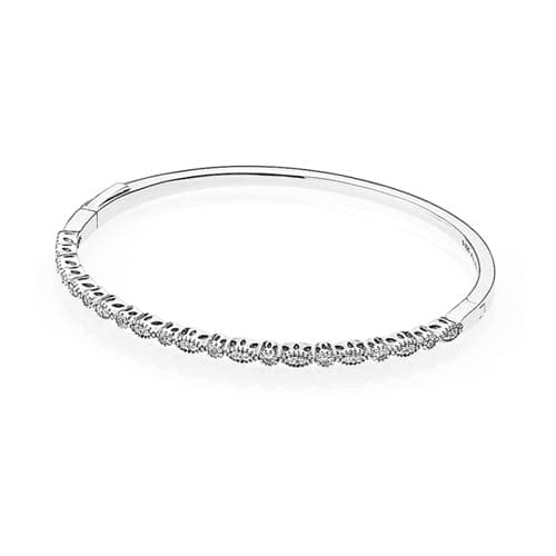 Pandora Timeless Elegance Bangle with Hinged Clasp 590522CZ 590522 — Foto 1 von 1