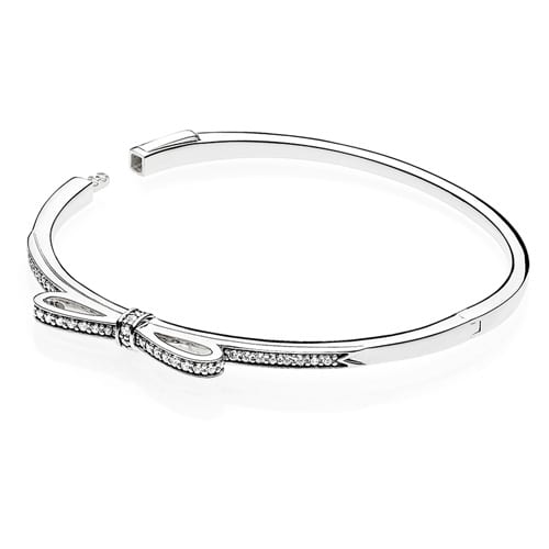 Sparkling Bow Bangle