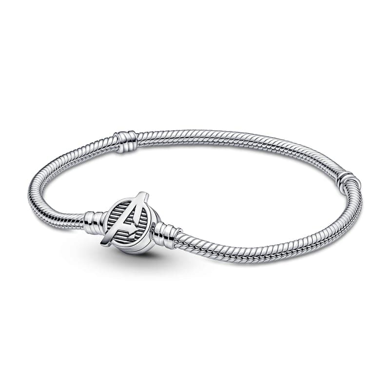 Pandora Avengers Logo Snake Chain Bracelet 590784C00 590784 — Foto 1 von 1