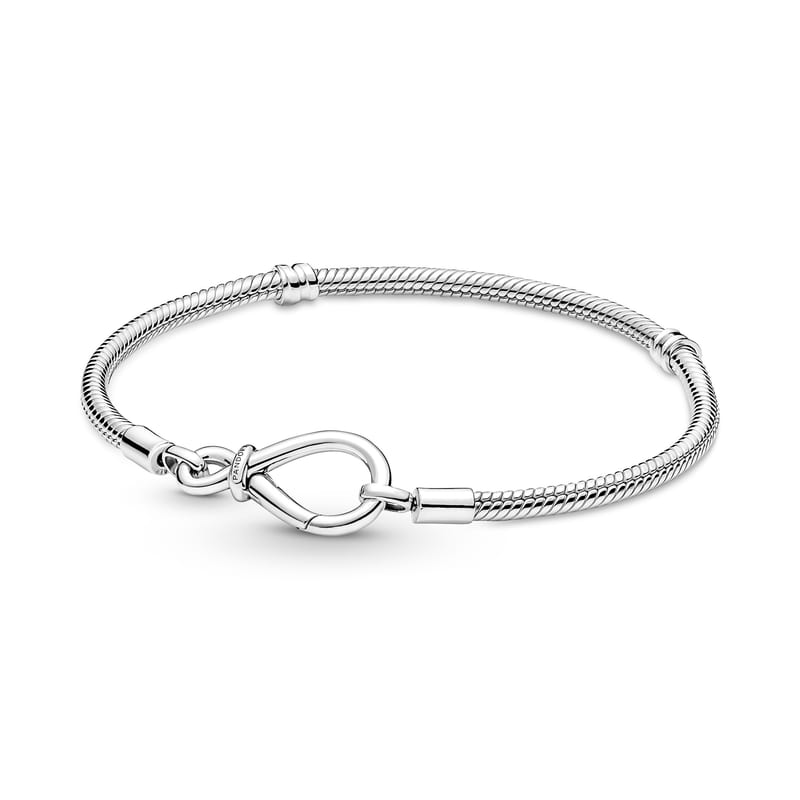 Infinity Knot Snake Chain Bracelet