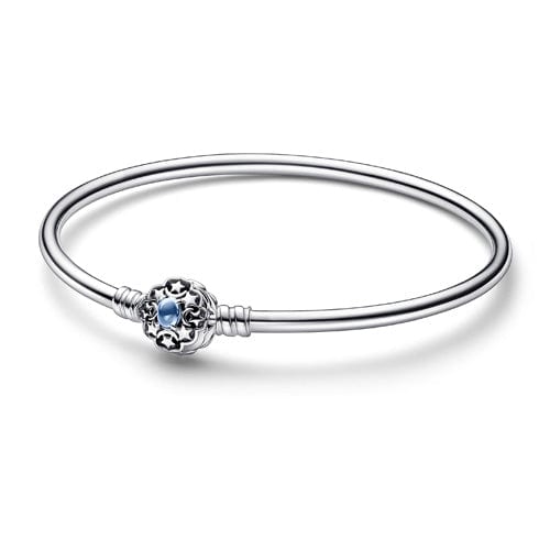 Pandora Moments Asymmetric Star T-bar Snake Chain Bracelet