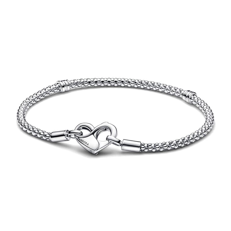 Pandora Studded Chain Bracelet with Heart Clasp 592453C00 592453 — photo 1 of 1