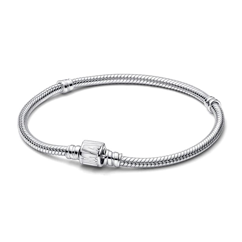 Pandora Moments Marvel Logo Clasp Snake Chain Bracelet 592561C01 592561 — Foto 1 von 1