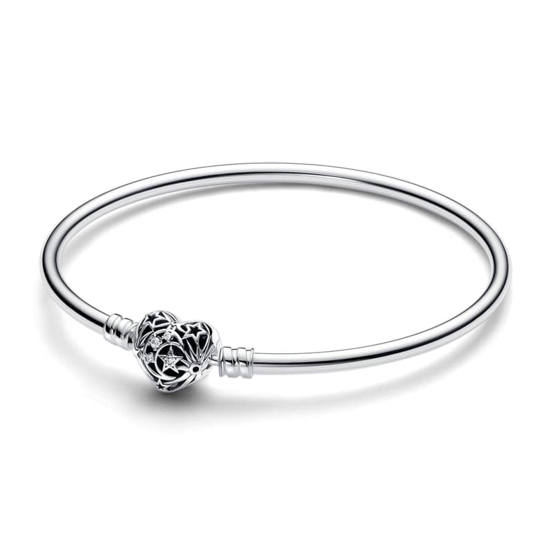Pandora Celestial Heart Clasp Bangle 593400C01 593400C0117 — Foto 1 von 1