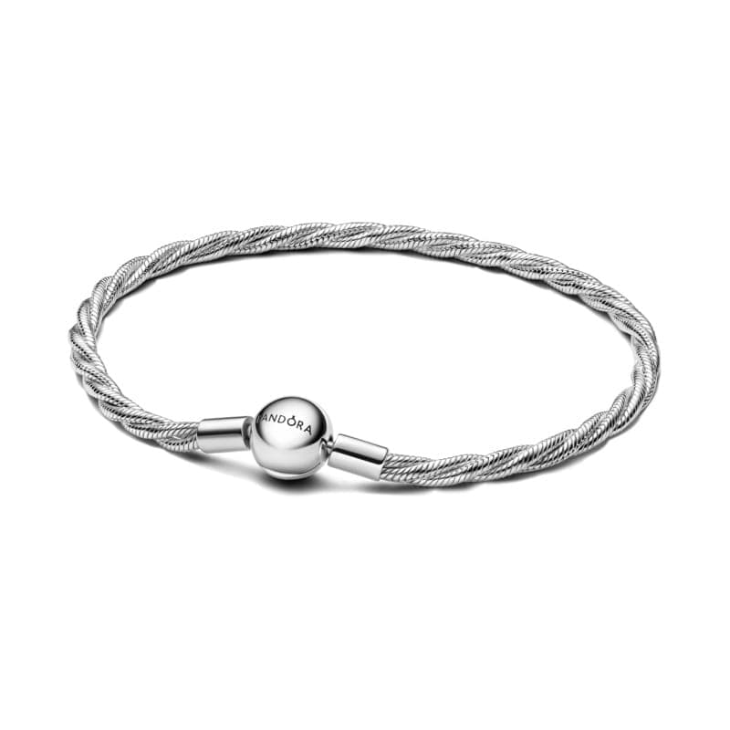 Pandora Round Pandora Clasp Twisted Snake Chain 593757C00 593757 — photo 1 sur 1