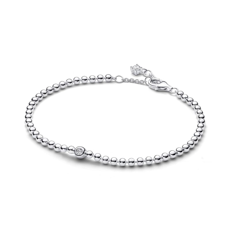 Pandora Beads & Sparkling Stone Bracelet