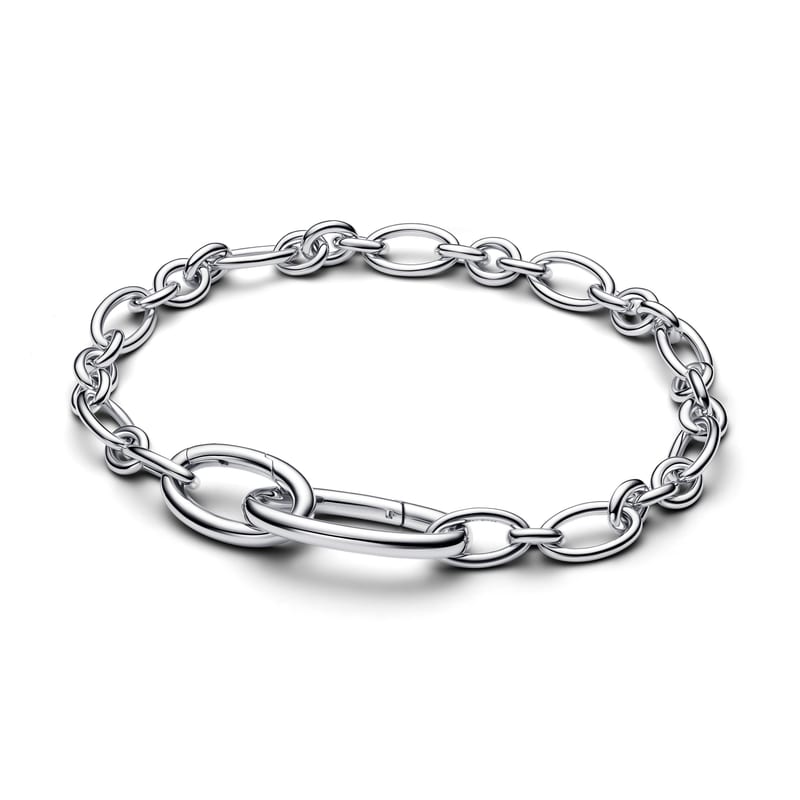 Openable Oval Link Chain Bracelet