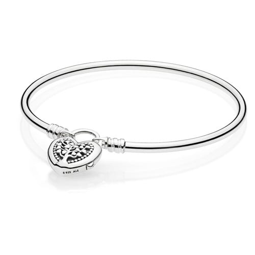 Tree of Love Padlock Bangle