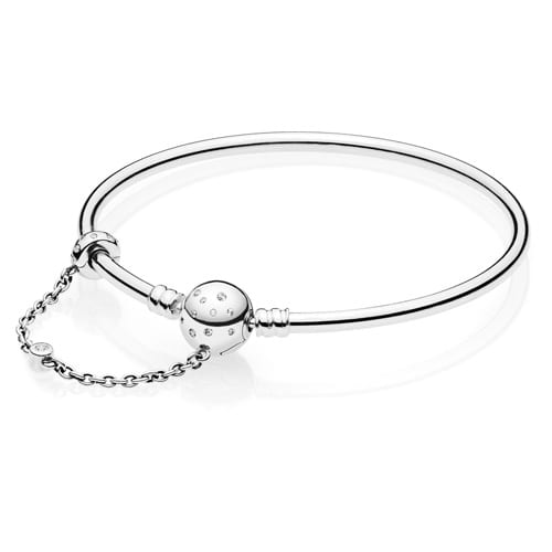 True Uniqueness Bangle with Chain