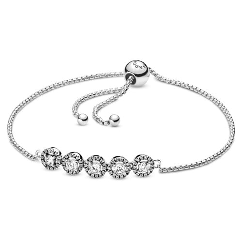 Round Sparkle Slider Bracelet