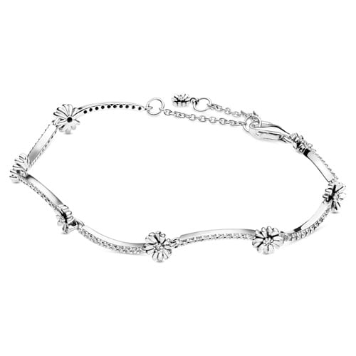 Sparkling Daisy Flower Bracelet