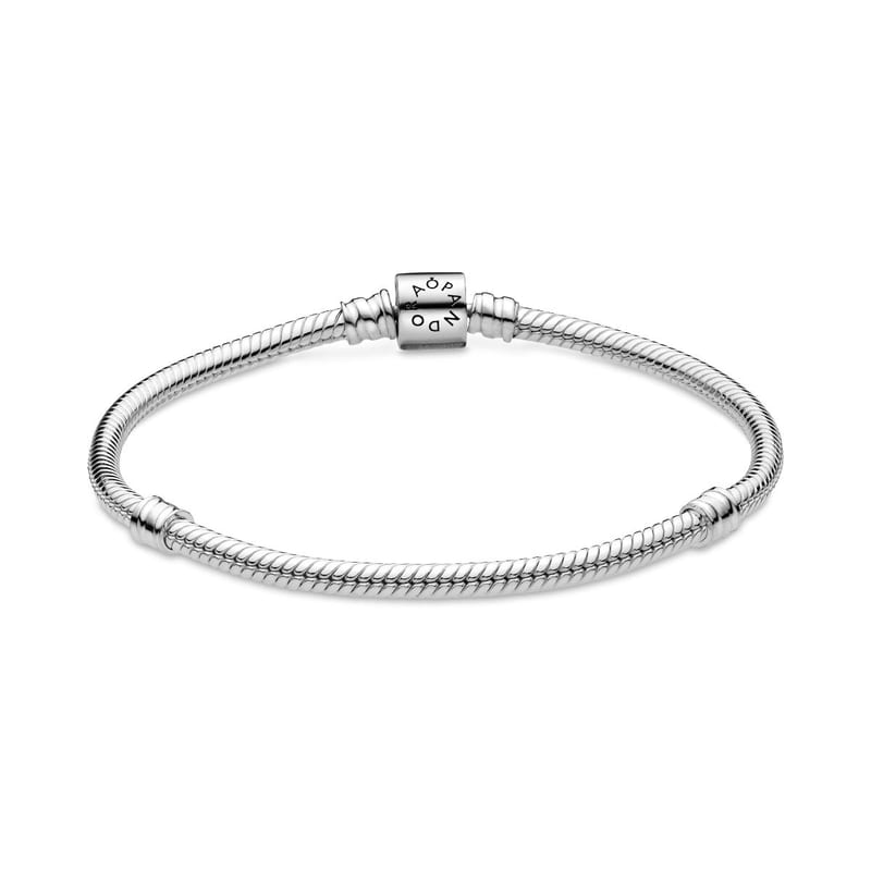 Barrel Clasp Snake Chain Bracelet