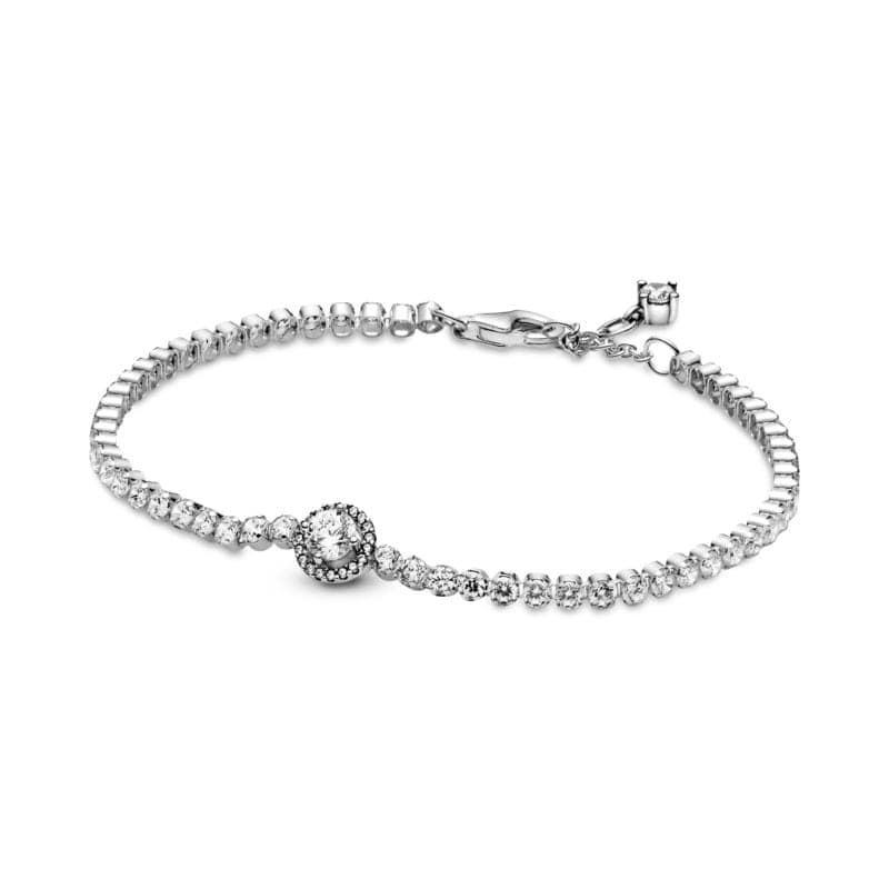 Pandora Sparkling Halo Tennis Bracelet 599416C01 599416 — photo 1 of 1