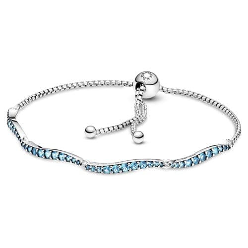 Pandora Blue Wavy Slider Bracelet 599436C01 599436 — photo 1 of 1