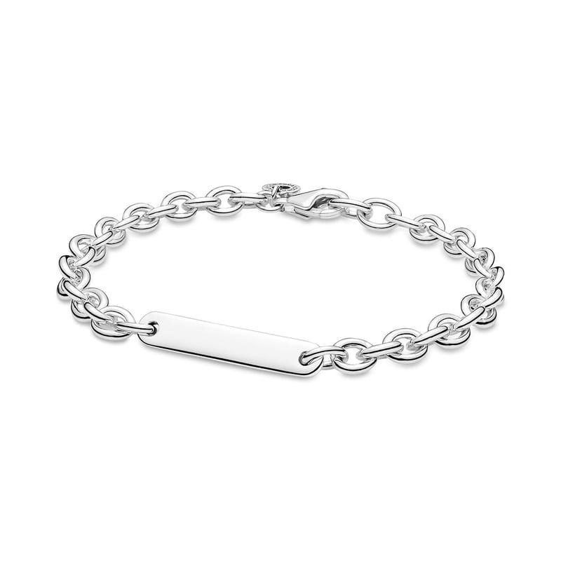 Engravable Bar Link Bracelet