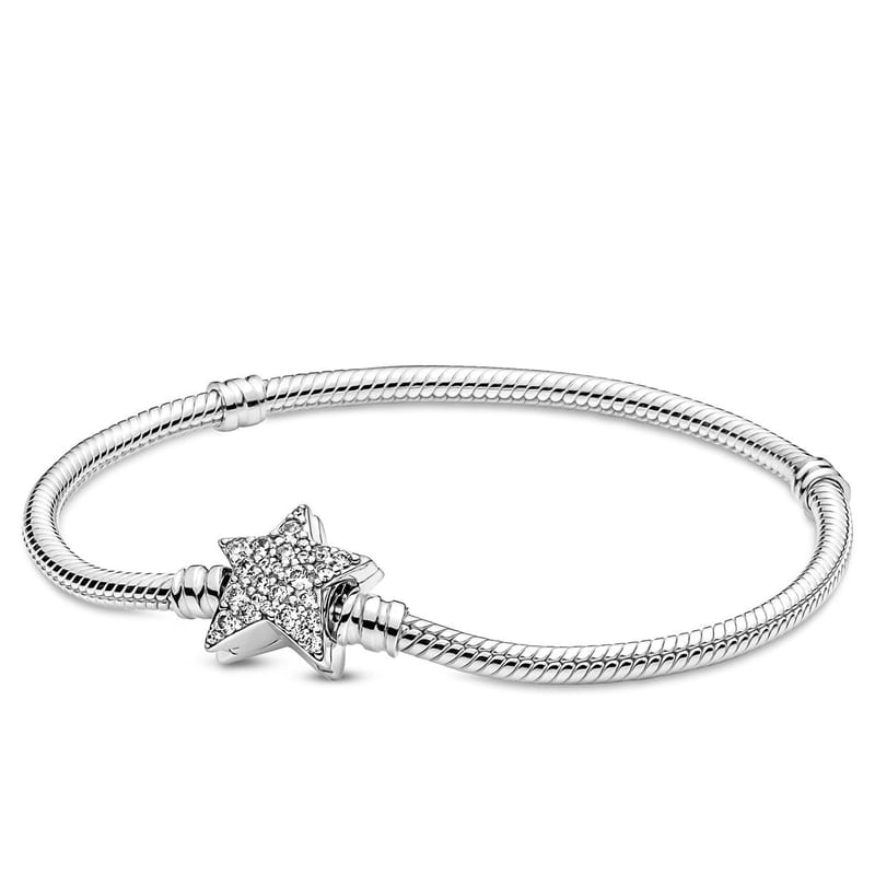 Asymmetric Star Clasp Snake Chain Bracelet