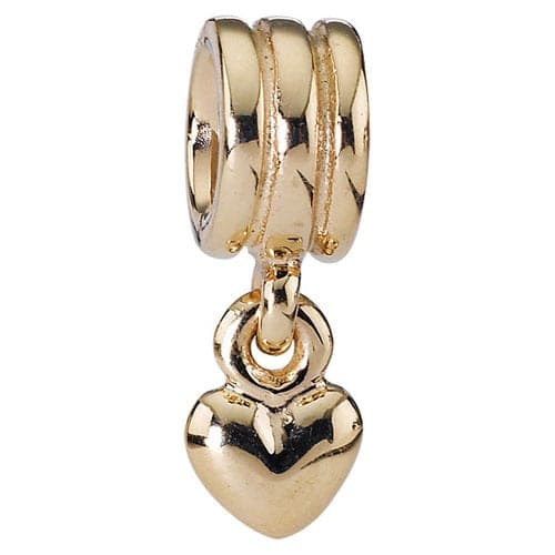 Pandora 14K Gold Hanging Heart Charm 750198 75198 — Foto 1 von 1
