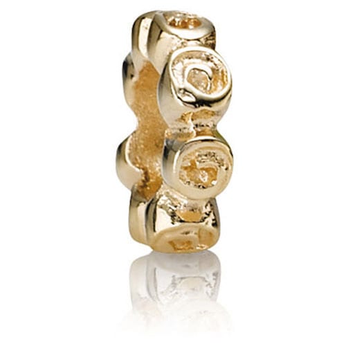 14K Gold Small Rose Spacer