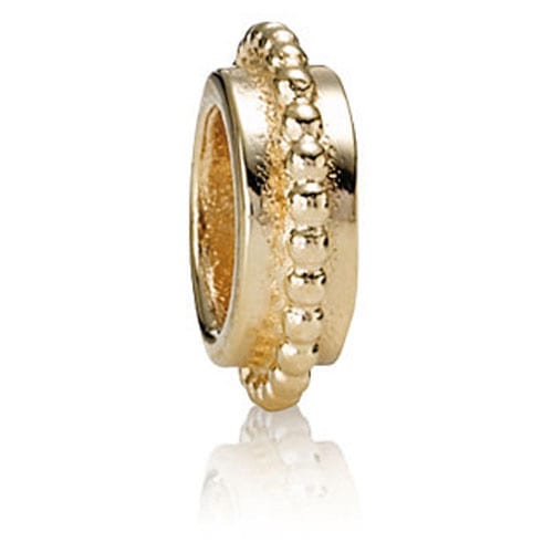 14K Gold Sun Spacer