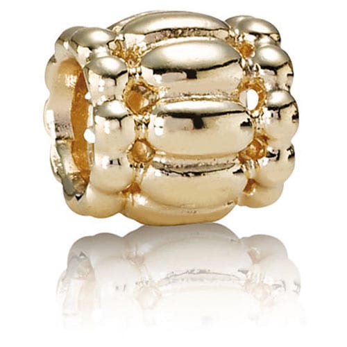 14K Gold Barrel Charm