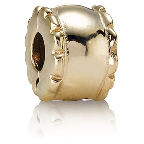 14K Gold Beveled Clip