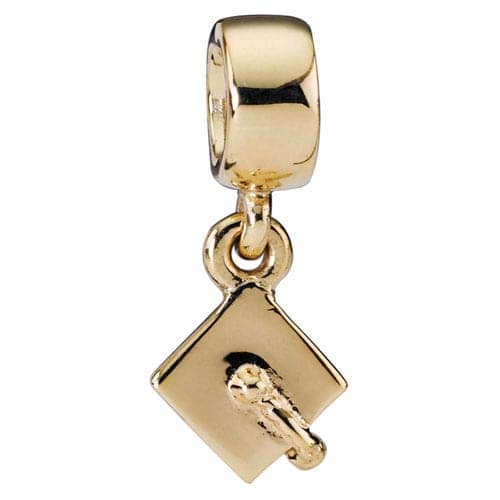 Pandora 14K Gold Graduation Hat Charm 750273 75273 — Foto 1 von 1