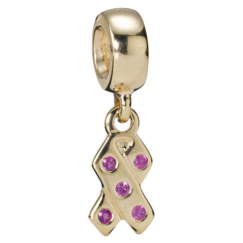 14K Gold Susan Komen Ribbon