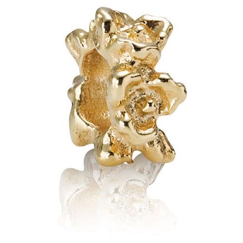 14K Gold Flower Spacer