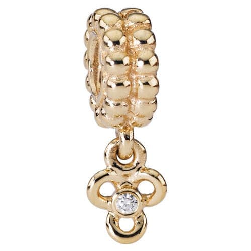 Pandora 14K Gold Trinity with Diamond Charm 750407D 750407 — photo 1 of 1