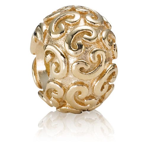 14K Gold Feeling Groovy Charm