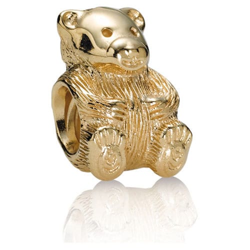 14K Gold Teddy Bear Charm